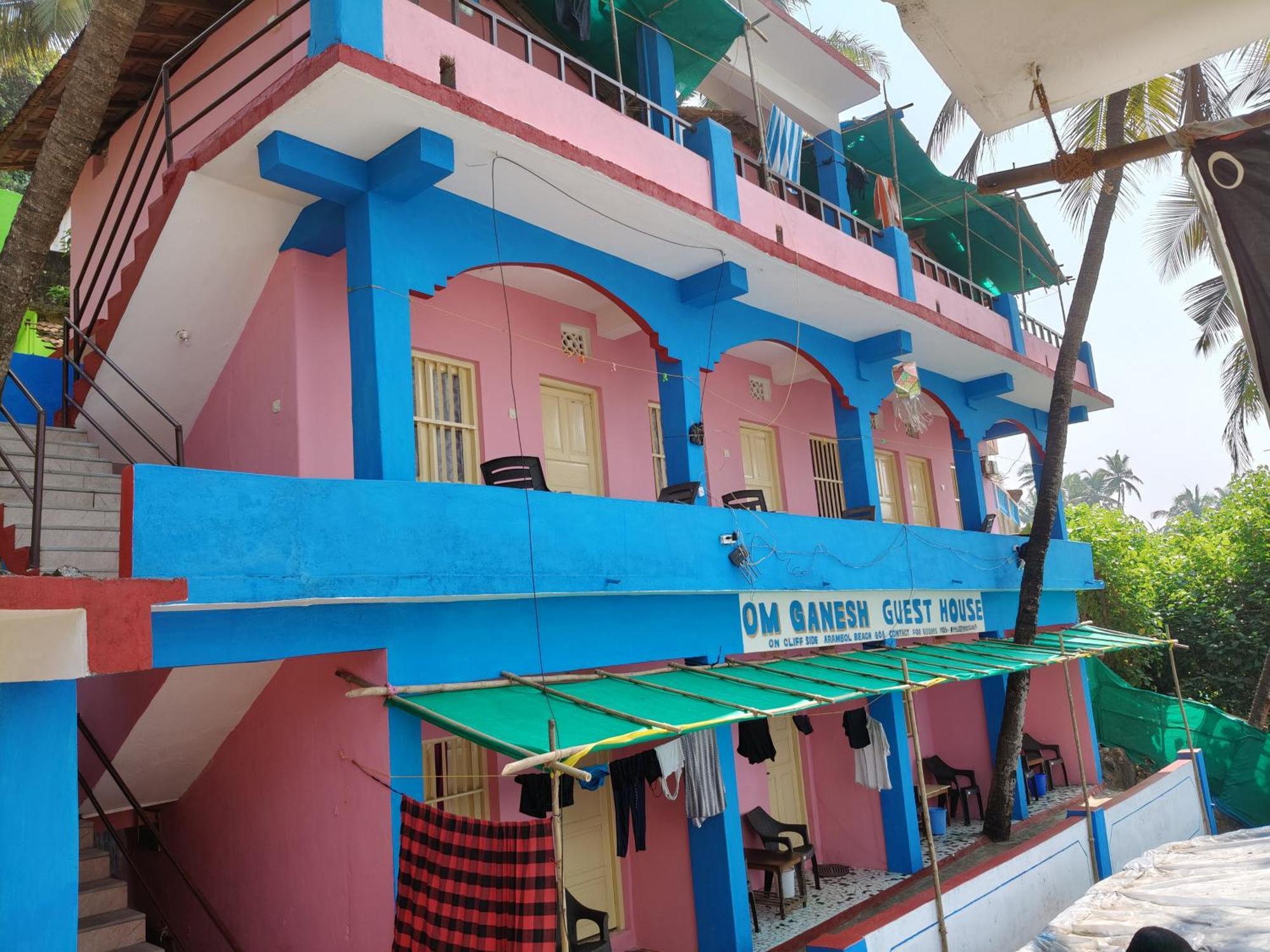 Om Ganesh Guest House Cliffside Arambol Δωμάτιο φωτογραφία